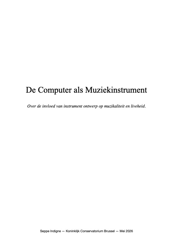 Cover van de Masterthesis